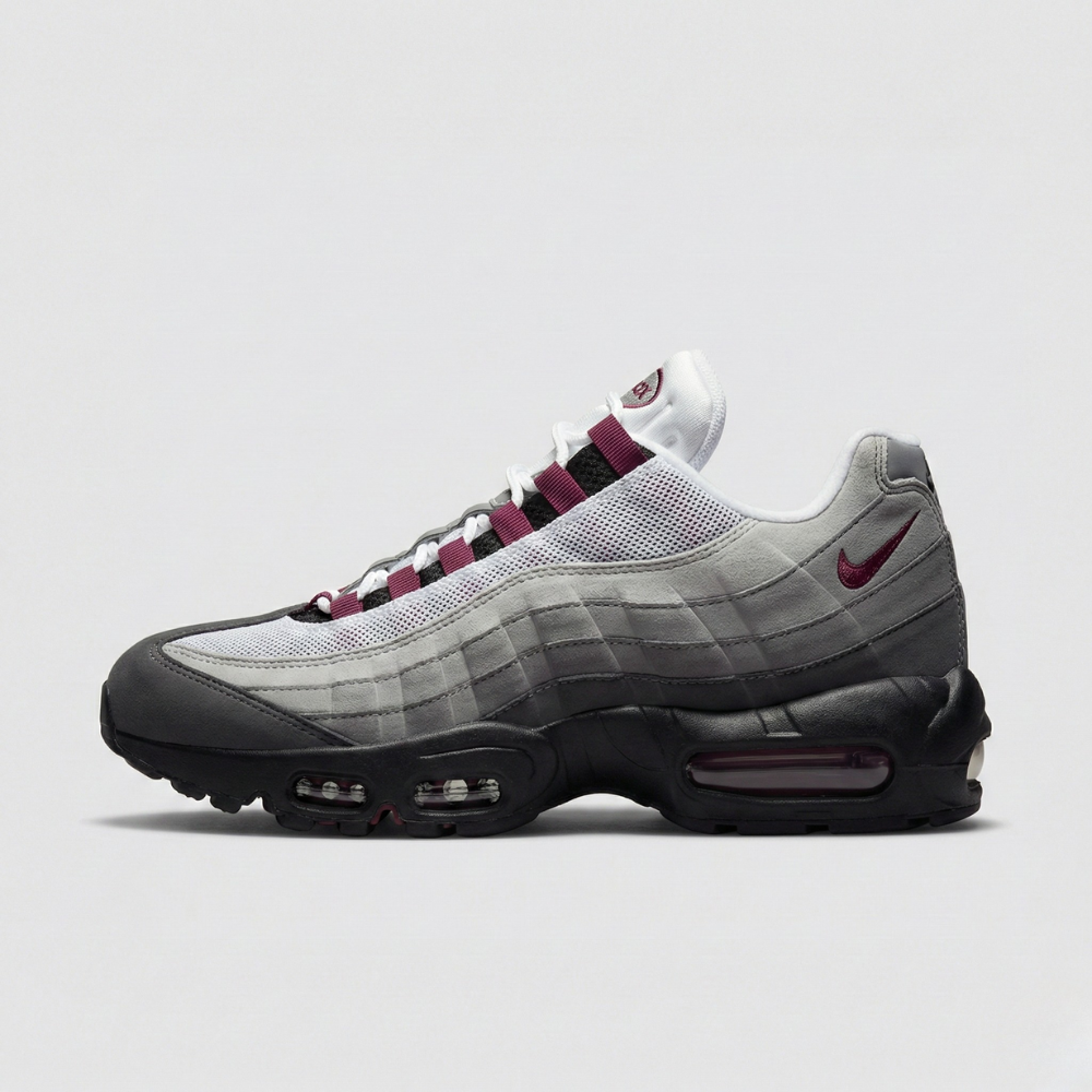 Nike Air Max 95 - Grey Fog / Burgundy