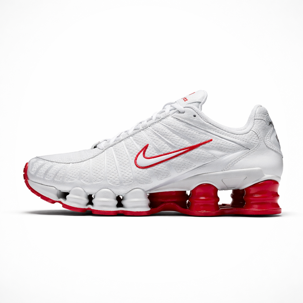 Nike Shox TL - White/University Red