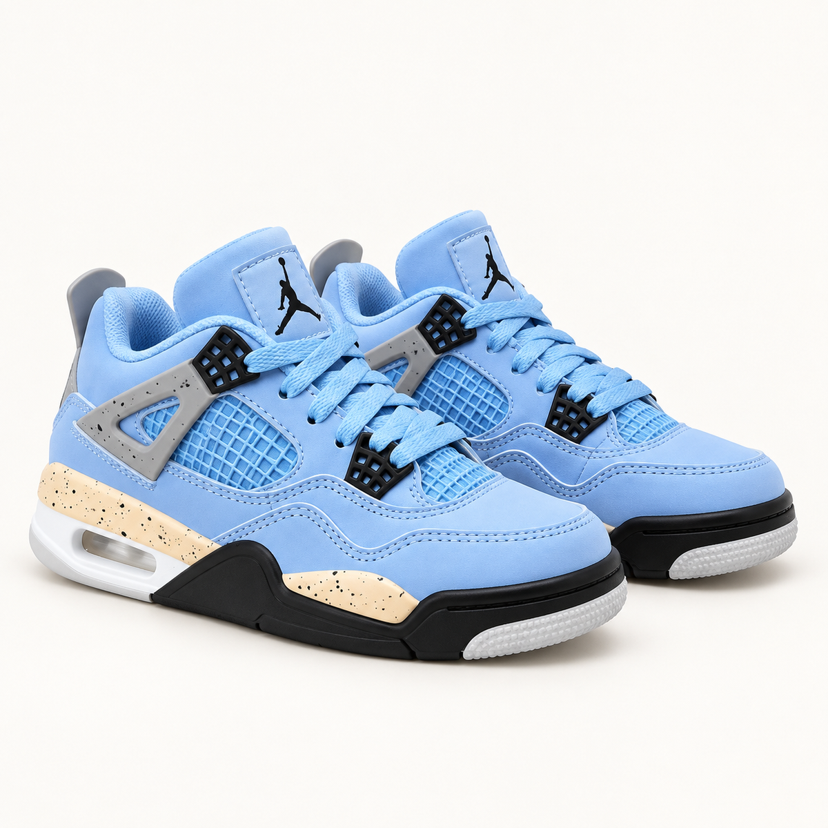 Air Jordan 4 Kids - University Blue — студиски пар