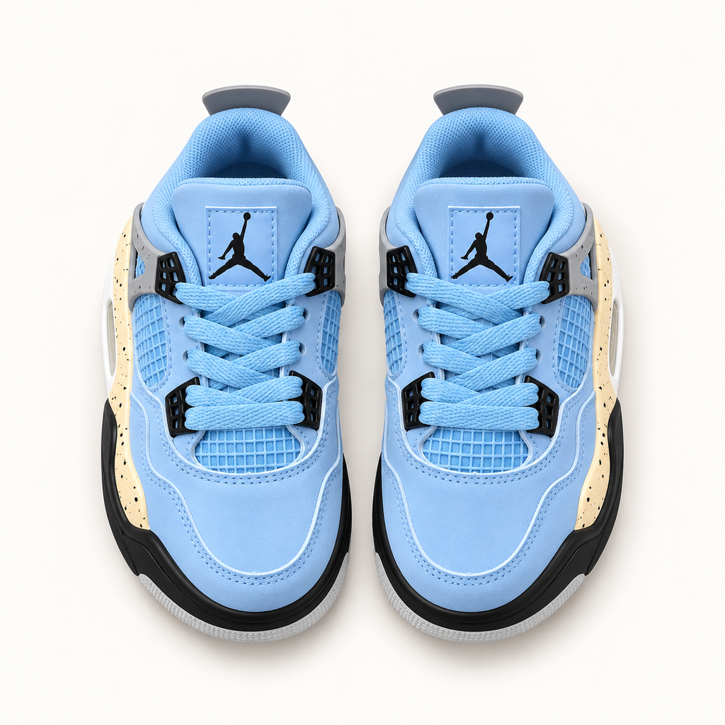 Air Jordan 4 Kids - University Blue — пар одозгора