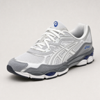 ASICS GEL-NYC - White / Grey / Blue – преден кос приказ