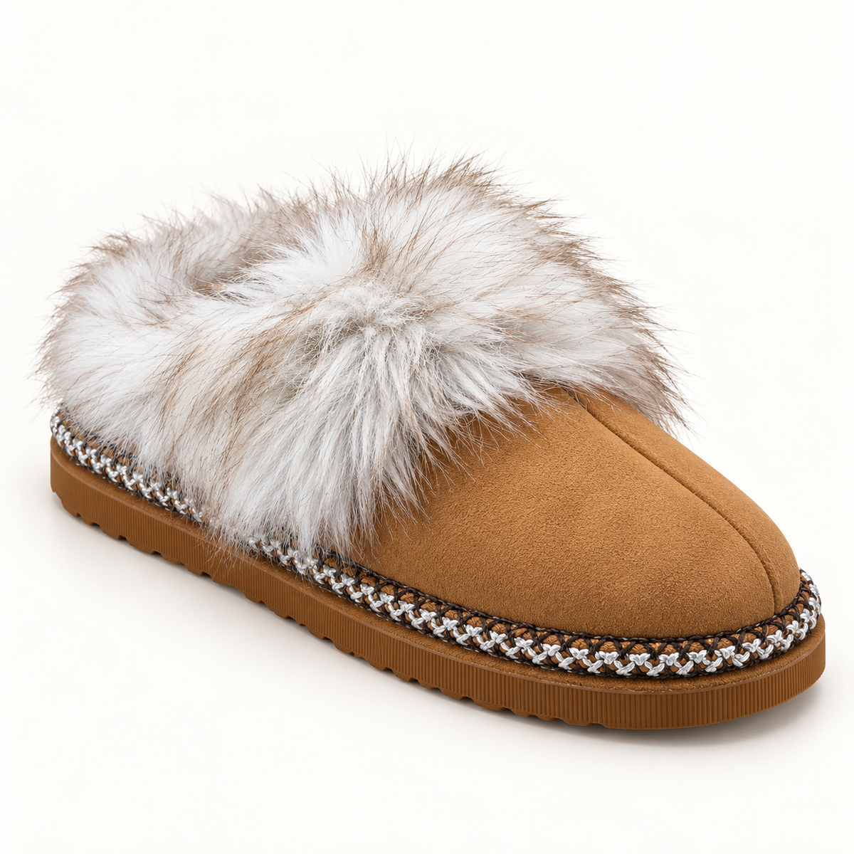 Cozy Fur - Camel — преден кос поглед