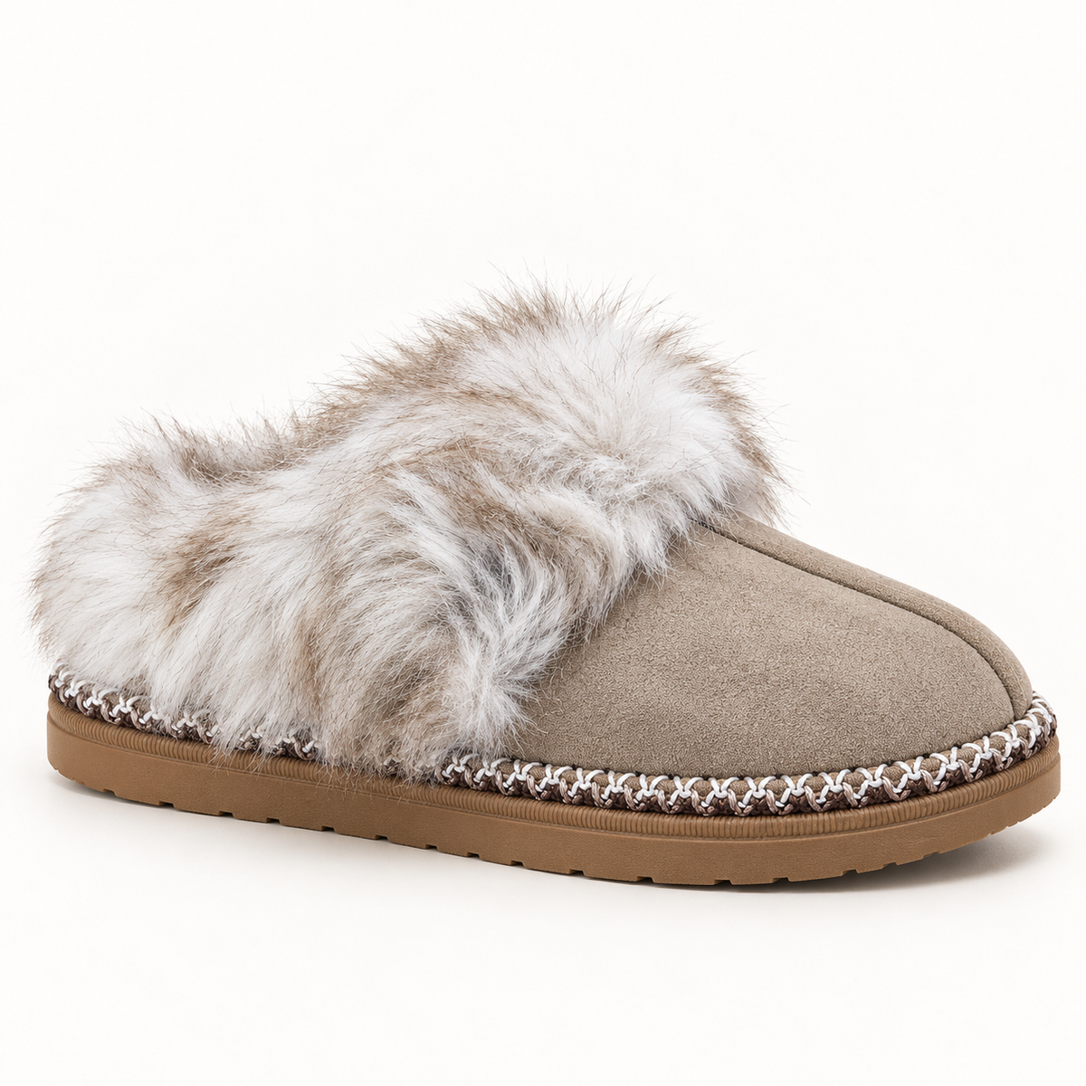 Cozy Fur - Taupe — страничен поглед