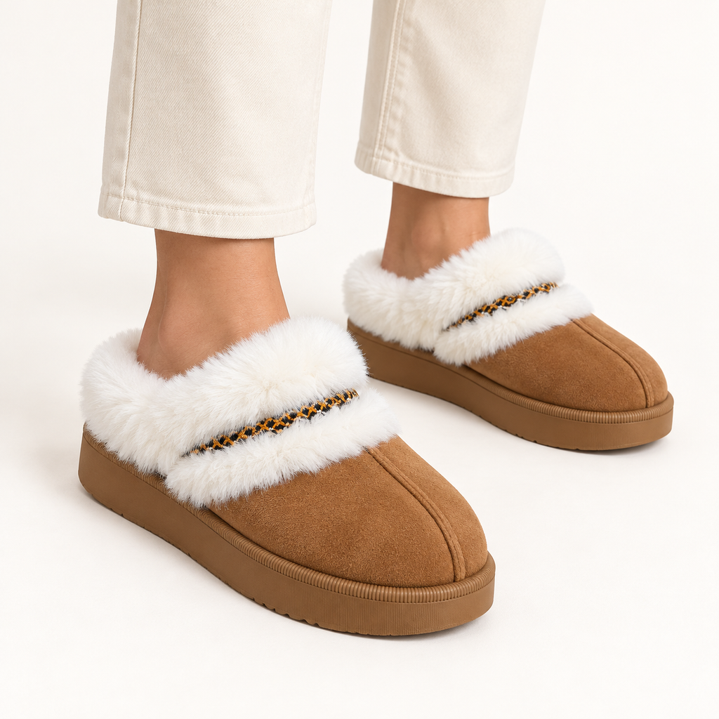 Cozy Stitch - Chestnut — на нозе