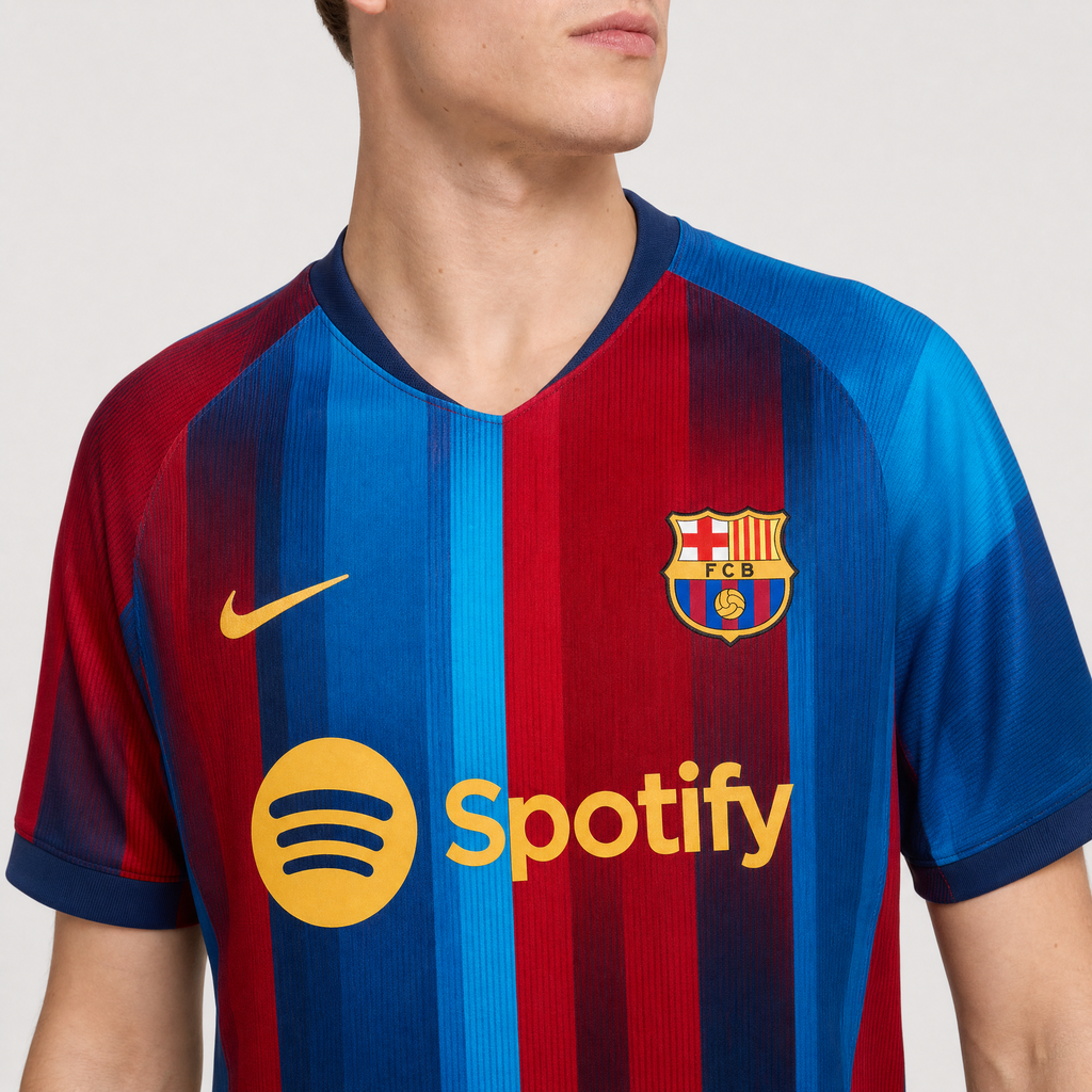 Барселона домашен дрес 26/27 - детаљ