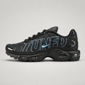 Nike Air Max Plus Tuned Air Black University Blue црни патики - страничен профил