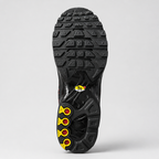 Nike Air Max Plus Tuned Air Sunrise црни патики - ѓон со жолти и црвени детали