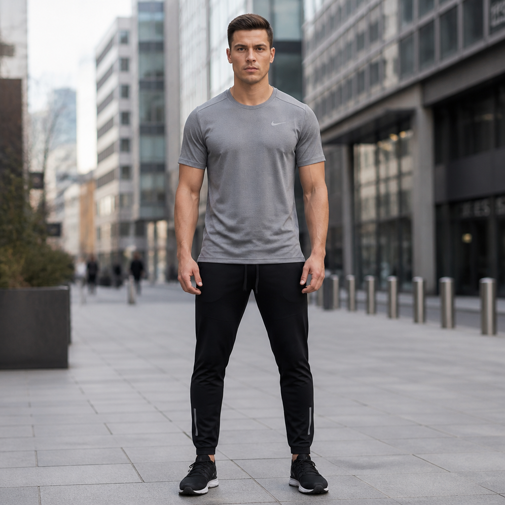 Nike Dri-FIT Miler Smoke Grey - lifestyle во град