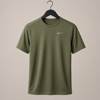 Nike Dri-FIT Miler Medium Olive - студиска на закачалка