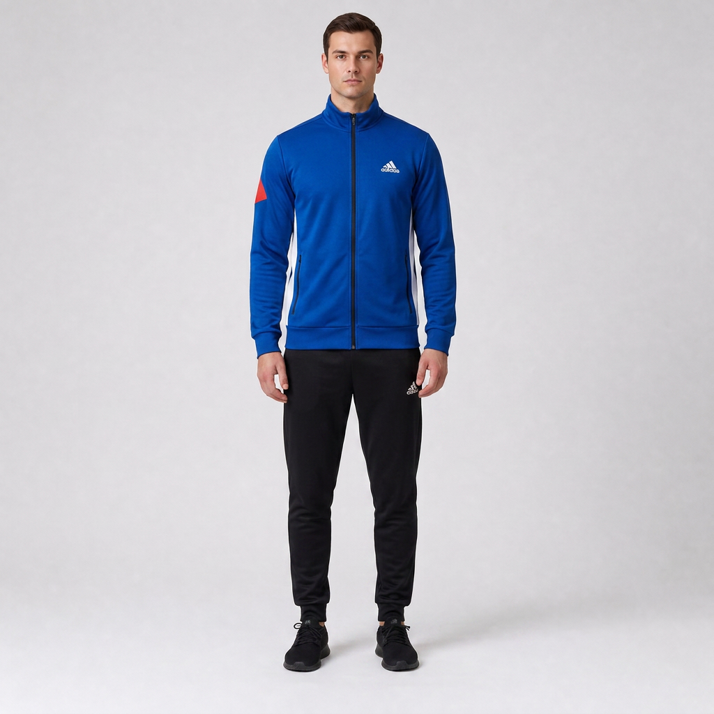 Adidas машки комплет тренерка сина - напред