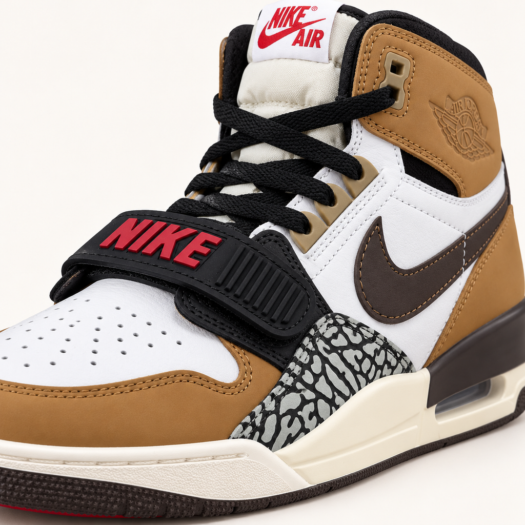 Jordan Legacy 312 High - White / Tan — детал