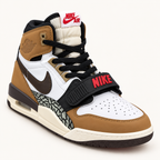 Jordan Legacy 312 High - White / Tan — преден агол
