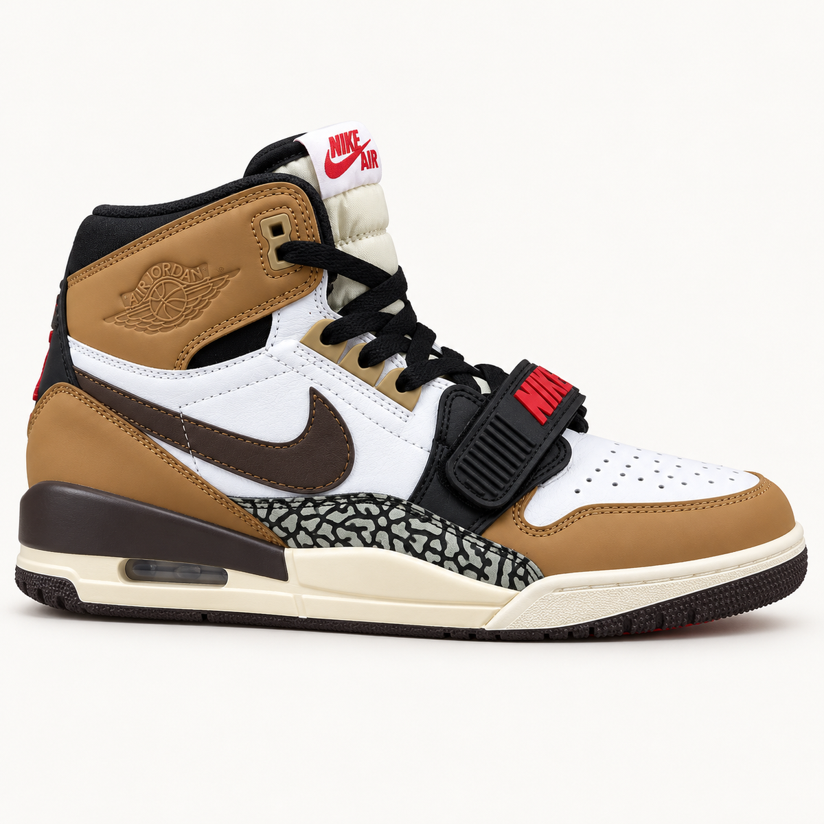 Jordan Legacy 312 High - White / Tan — страничен профил