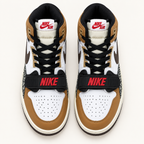Jordan Legacy 312 High - White / Tan — поглед одозгора