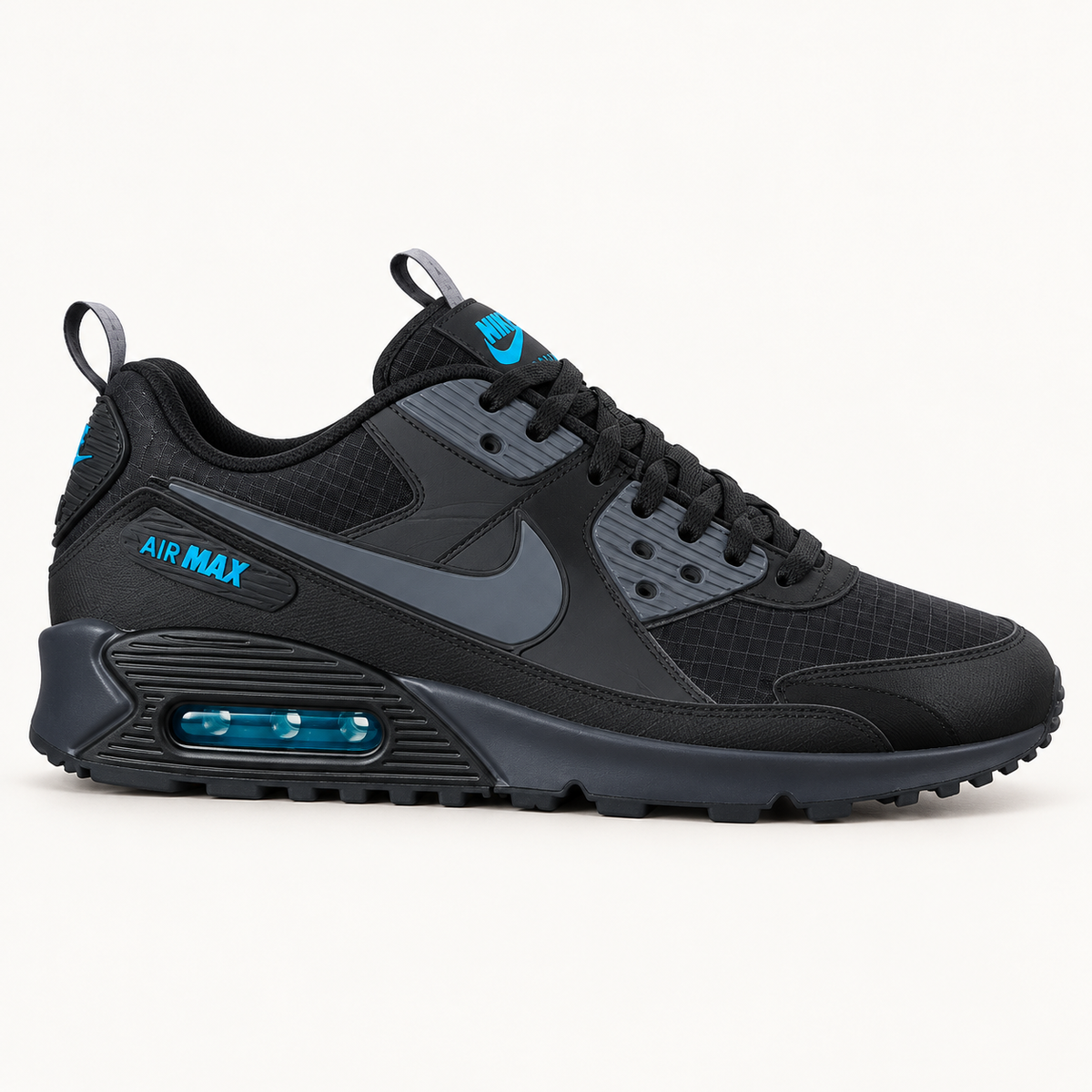 Nike Air Max 90 Drift - Black / Blue — страничен профил