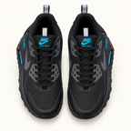 Nike Air Max 90 Drift - Black / Blue — поглед одозгора