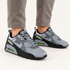 Nike Air Max 90 Drift - Grey / Volt — на нозе