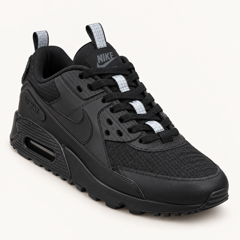 Nike Air Max 90 Drift - Triple Black — преден агол