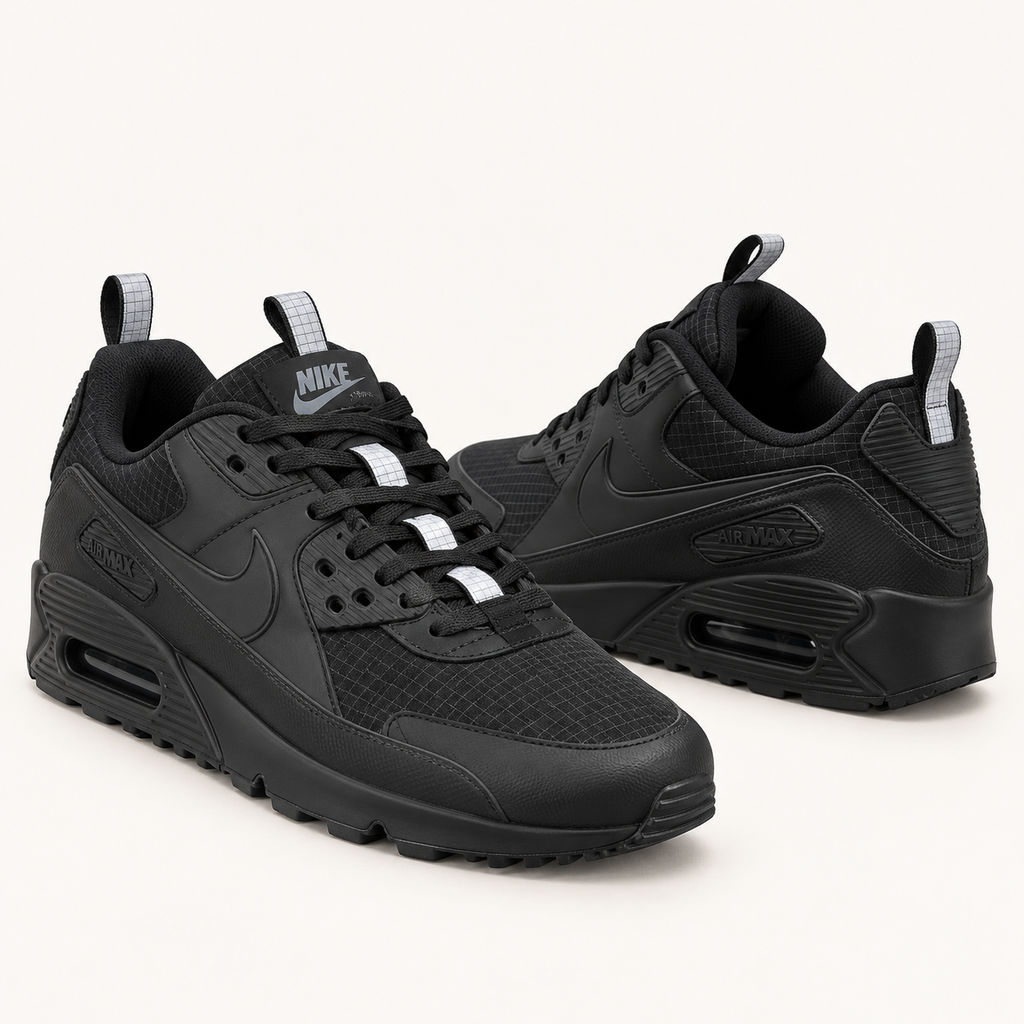 Nike Air Max 90 Drift - Triple Black — пар во студио