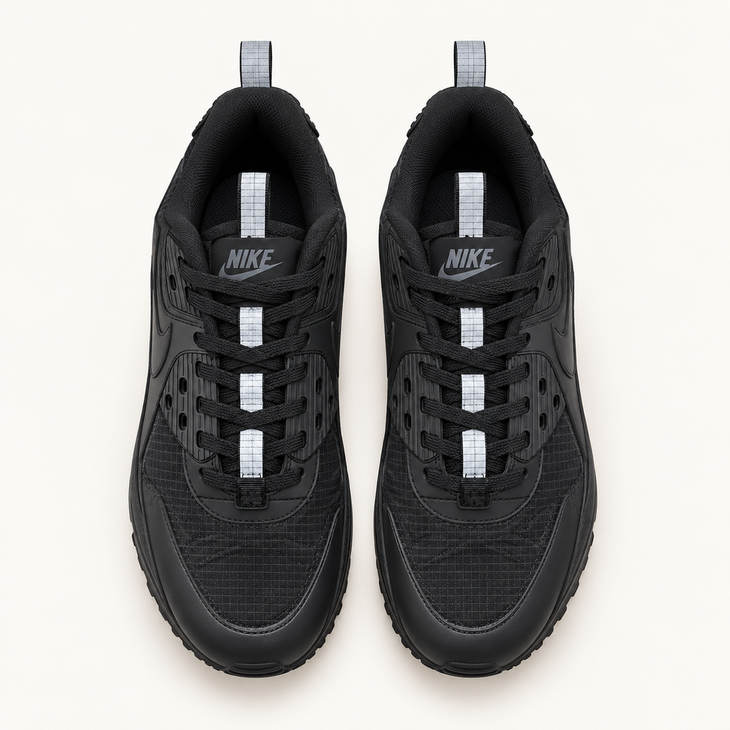 Nike Air Max 90 Drift - Triple Black — поглед одозгора