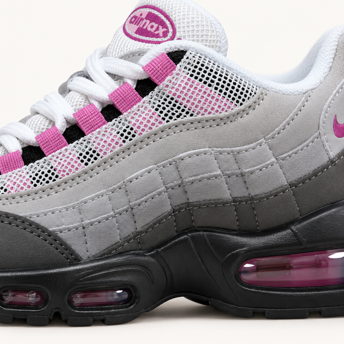 Nike Air Max 95 Kids - Grey / Pink — детали