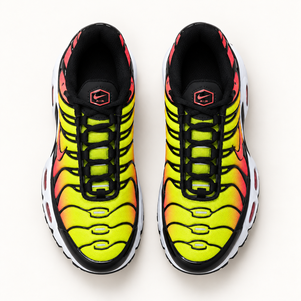 Nike Air Max Plus (TN) - Volt / Coral — пар одозгора