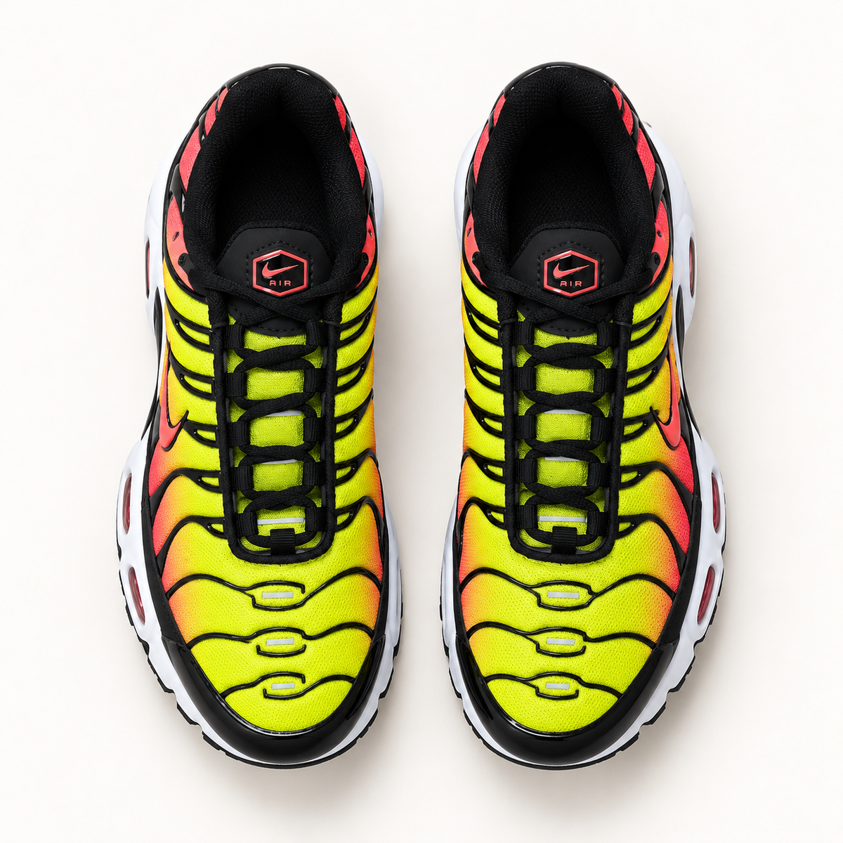 Nike Air Max Plus (TN) - Volt / Coral — пар одозгора