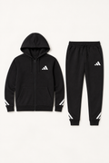 Adidas Accent Zip - Men Black/White — студиски приказ на производот