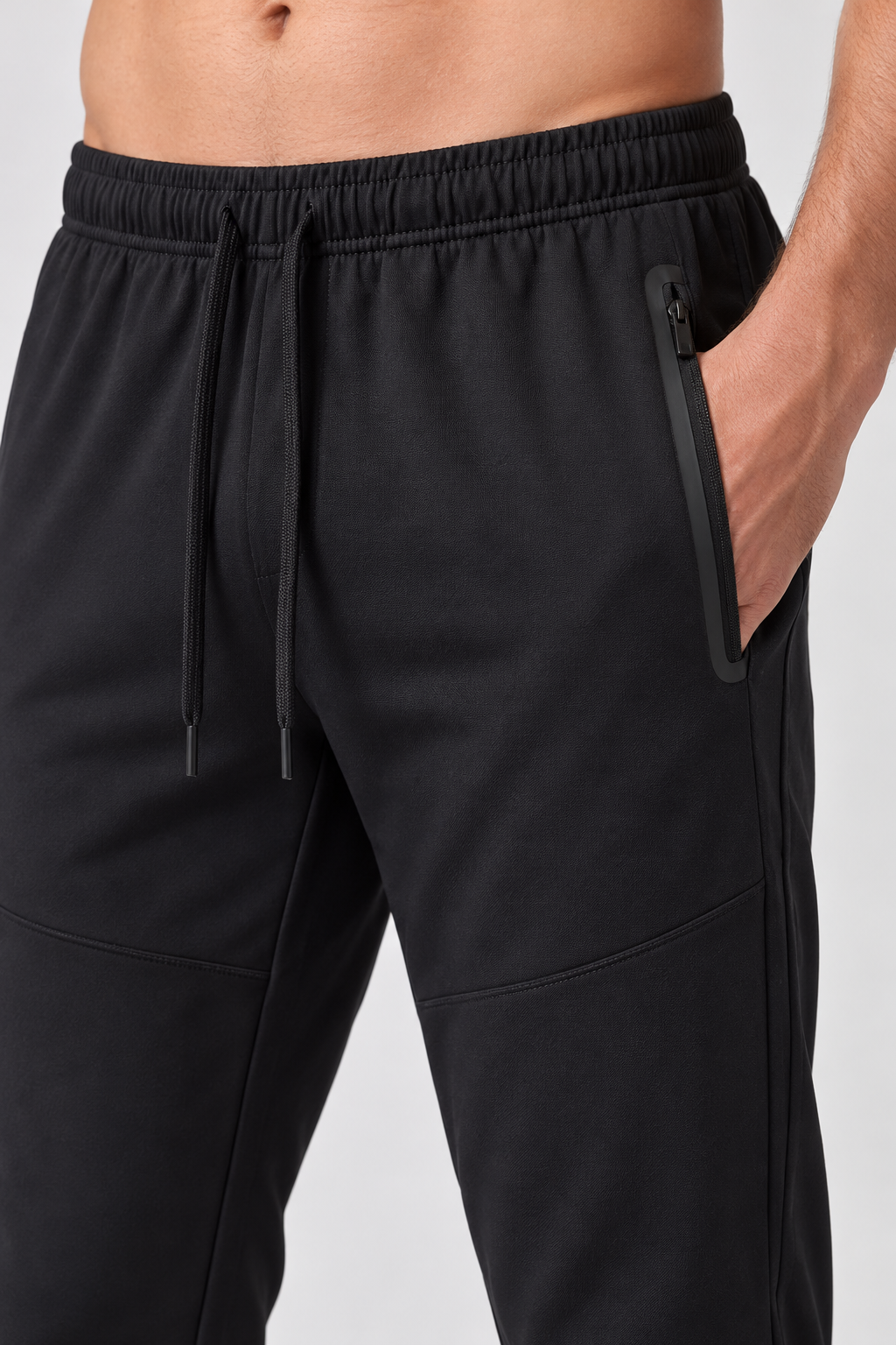 Nike Track Pants - Black — детали на кројот и шевовите