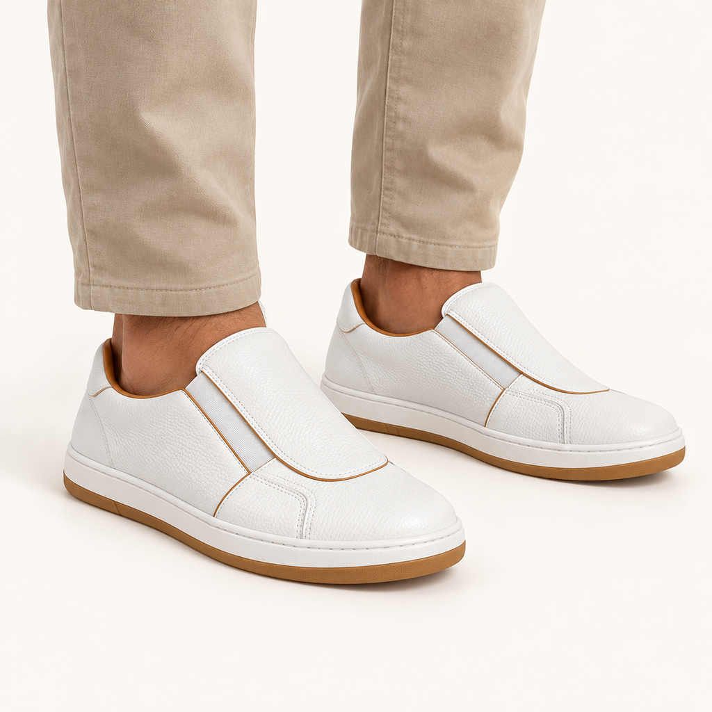 Urban Slip - White / Gum — на нозе